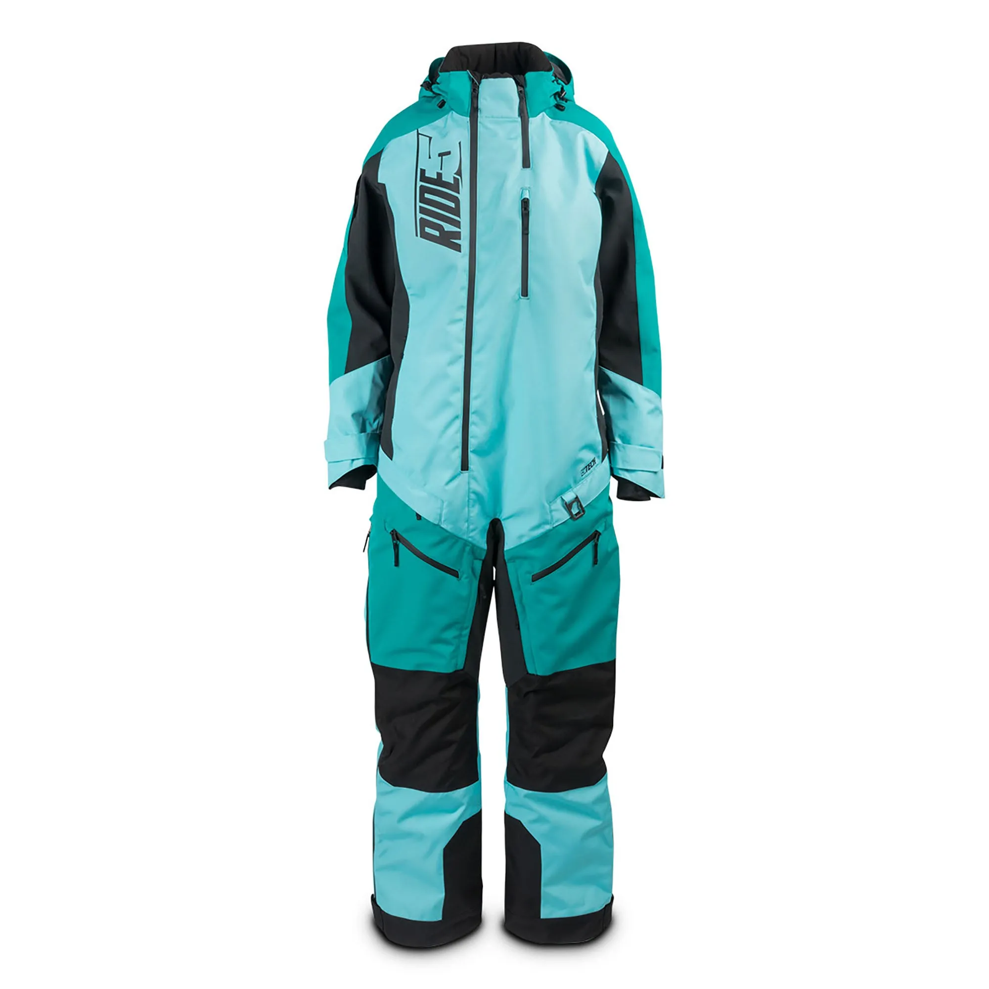 509 Allied Insulated Snowmobile Monosuit Emerald/Mint Blue