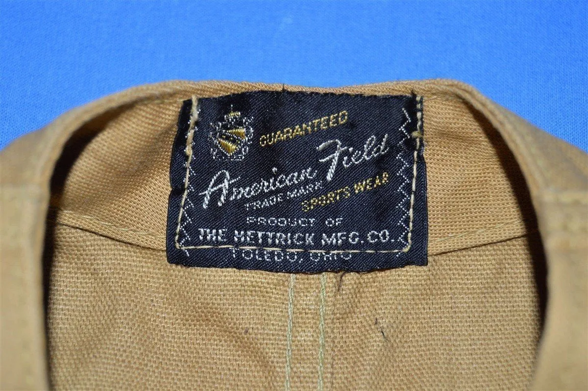 50s American Field Brown Duck Hunting Vest Small