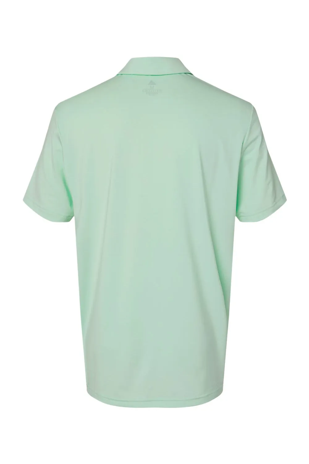 Adidas Mens Ultimate Moisture Wicking Short Sleeve Polo Shirt - Clear Mint