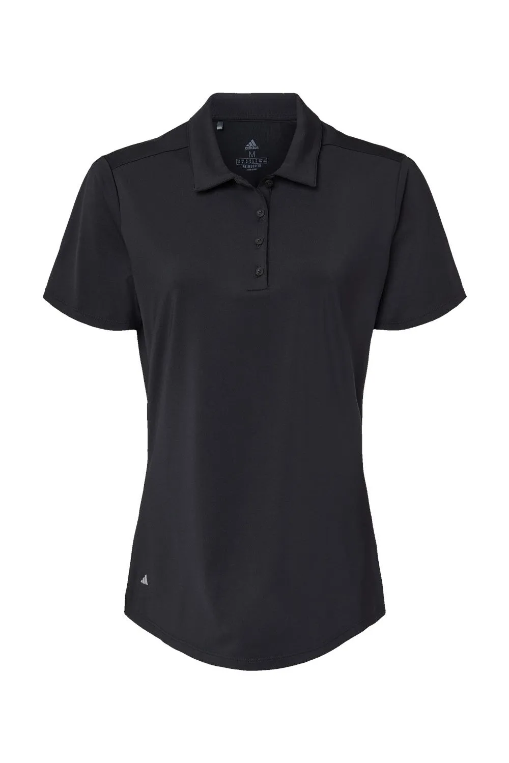 Adidas Womens Ultimate Moisture Wicking Short Sleeve Polo Shirt - Black