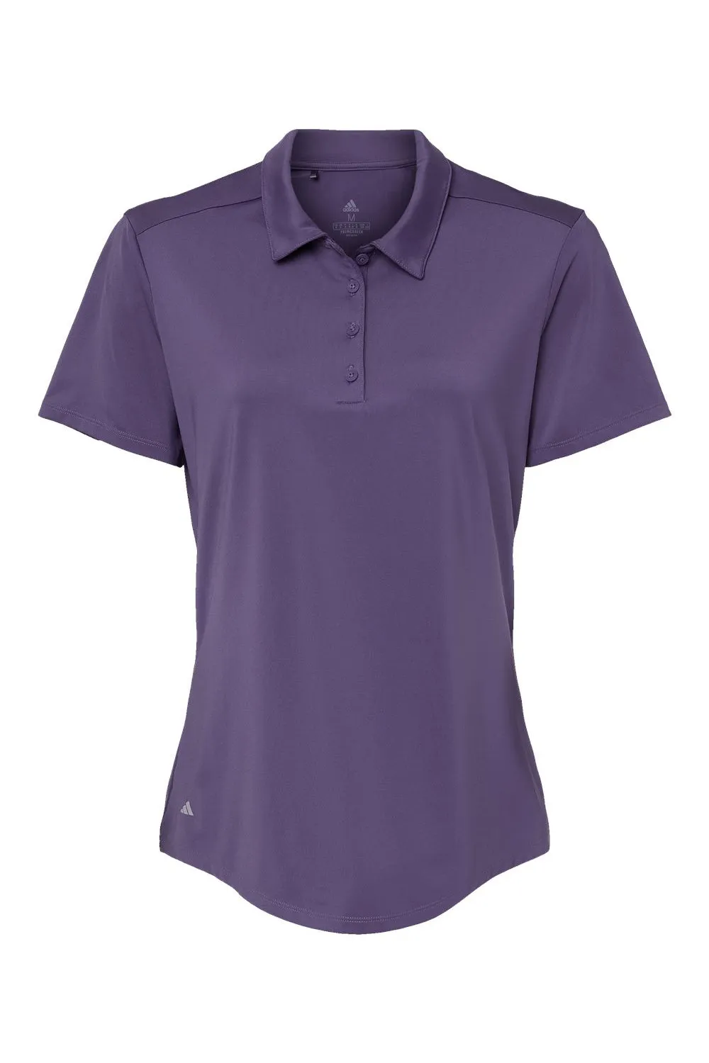 Adidas Womens Ultimate Moisture Wicking Short Sleeve Polo Shirt - Tech Purple