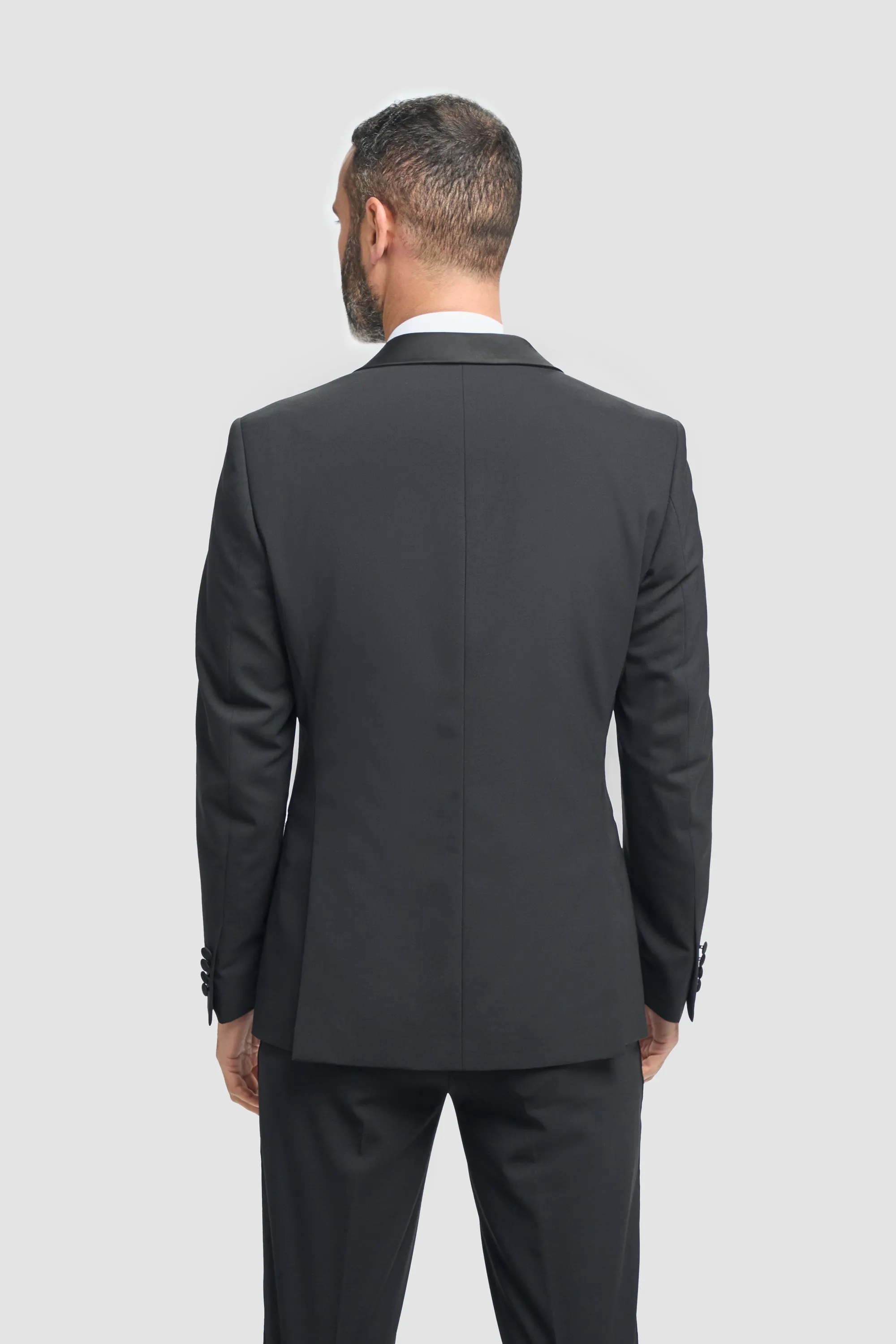 Aspen Black Two Piece Suit