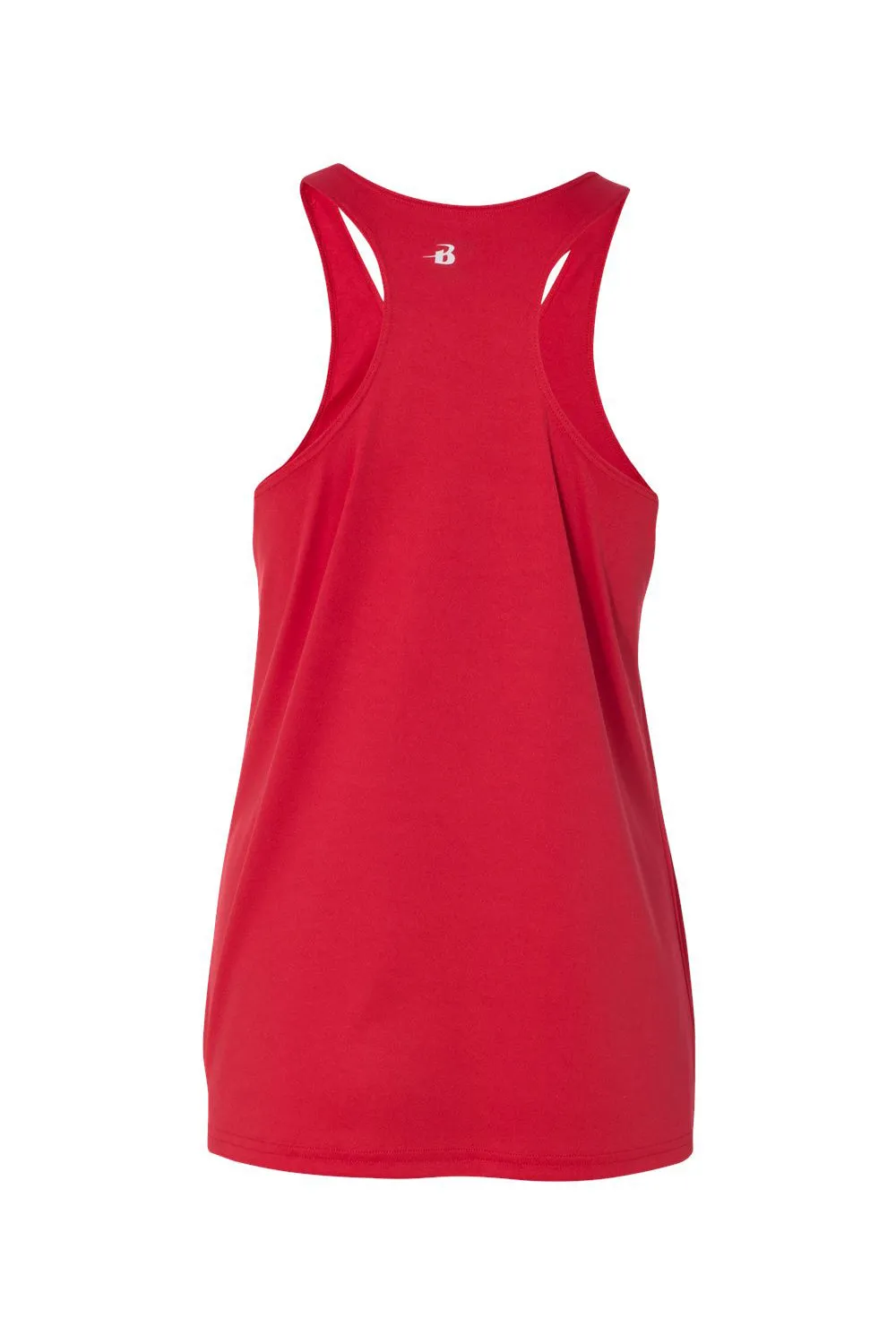 Badger Womens B-Core Moisture Wicking Racerback Tank Top - Red