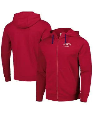 Barcelona Club Nike Men's Red Fleece Full Zip Sweatshirt