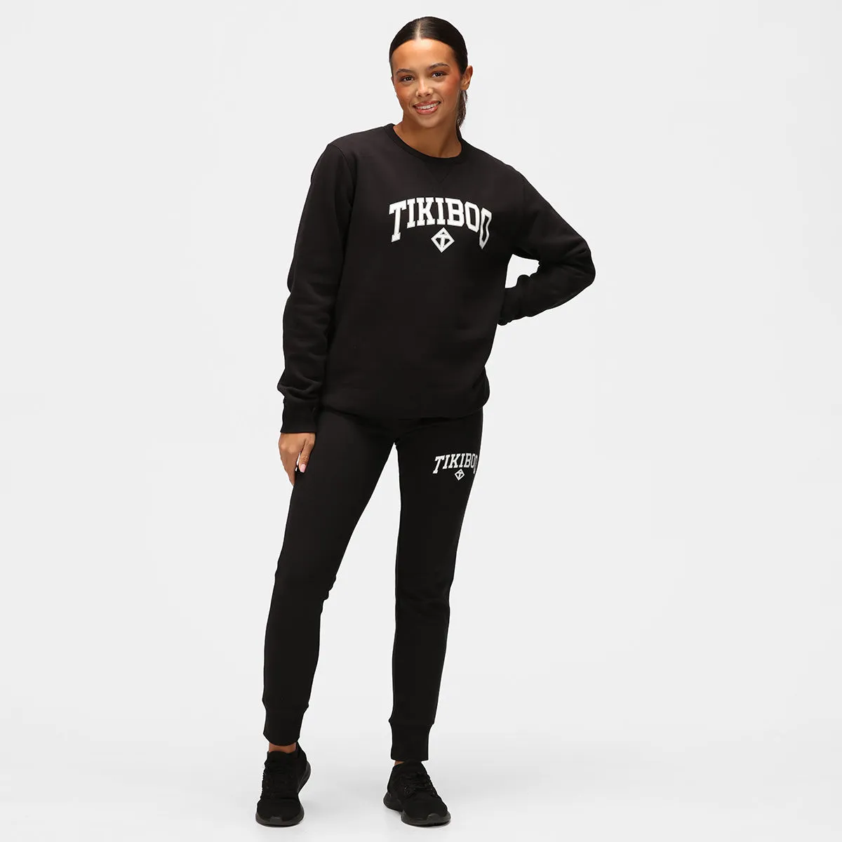 Black Athleisure Sweatshirt