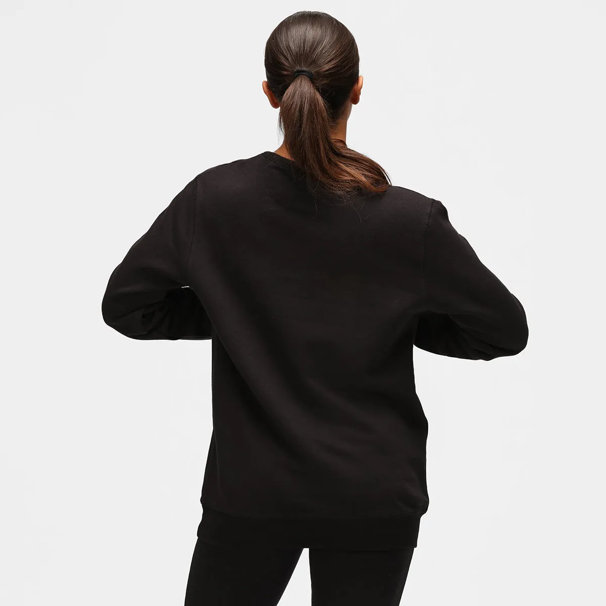 Black Athleisure Sweatshirt