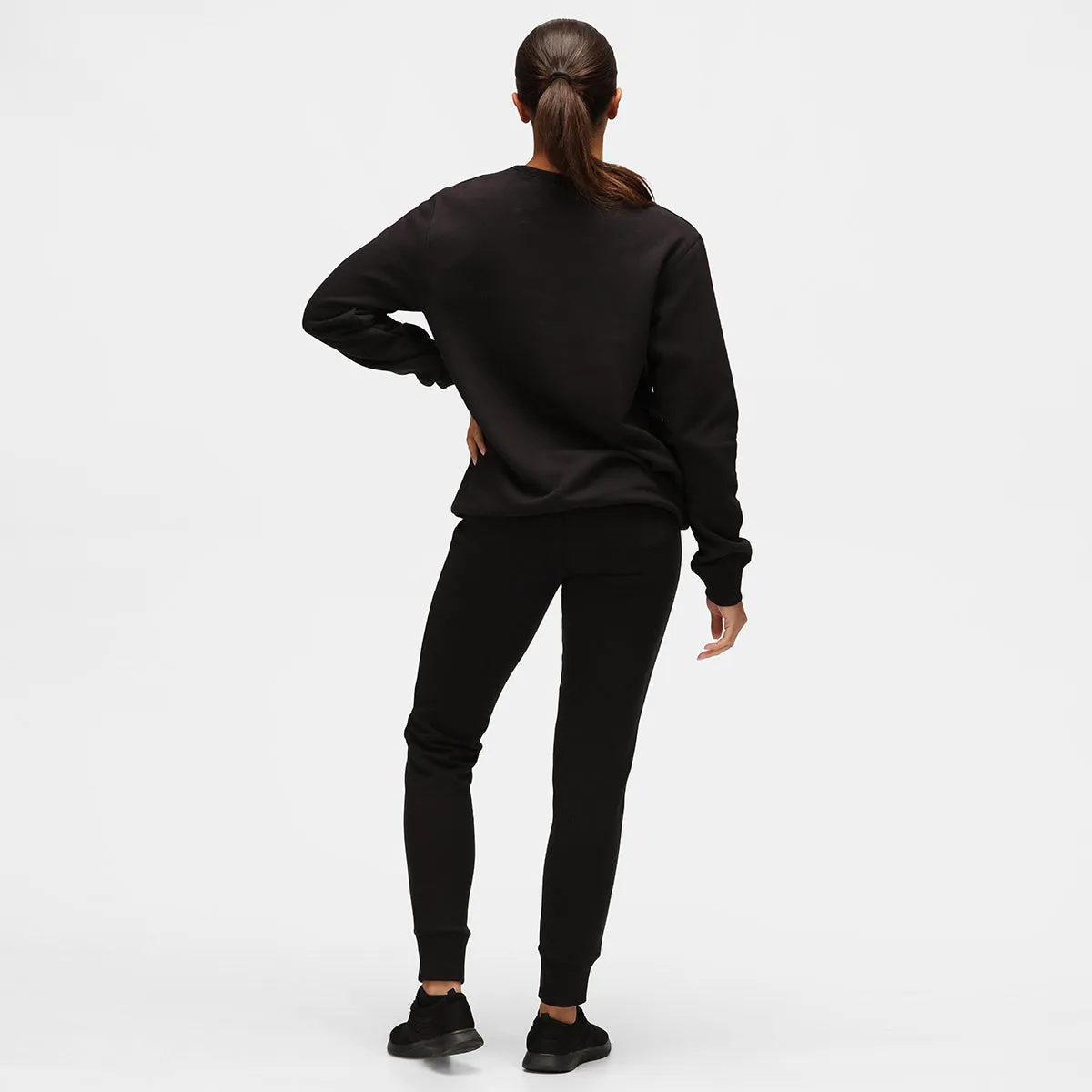 Black Athleisure Sweatshirt