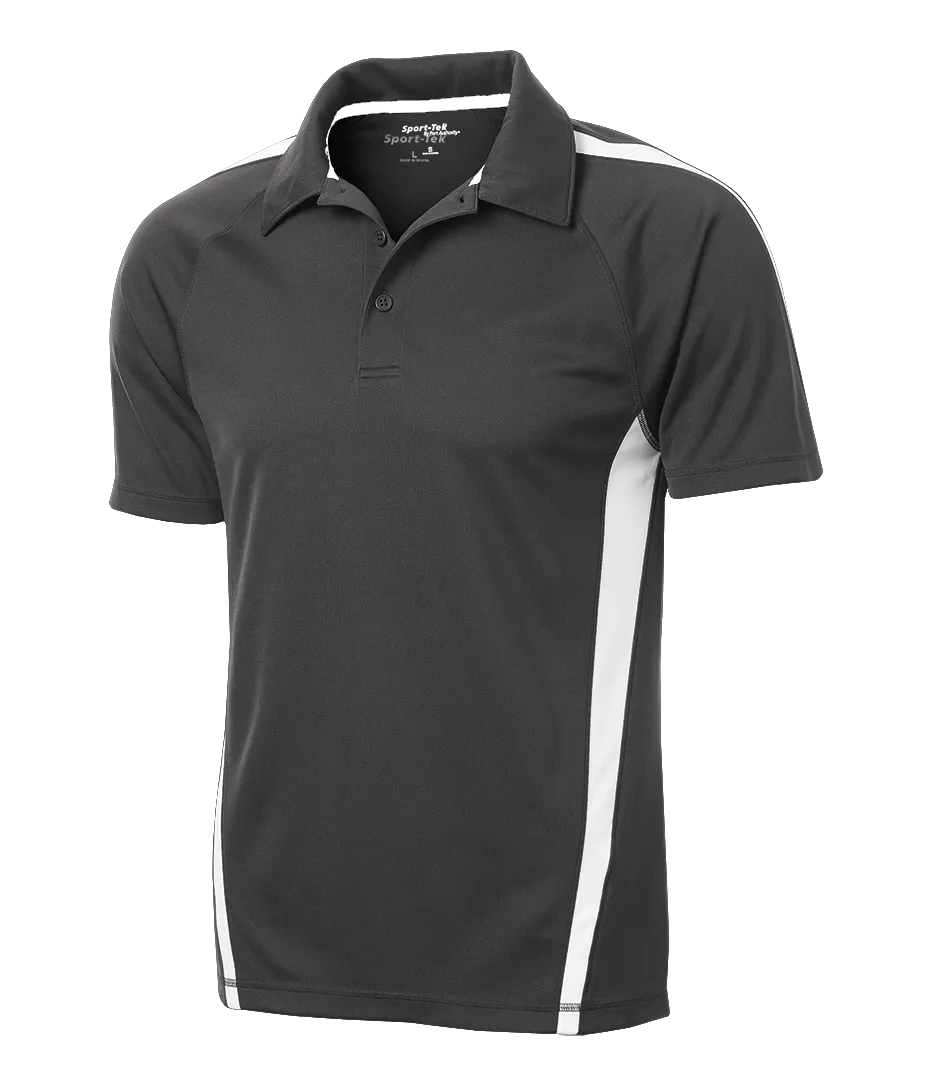 C1764M Mens Micro-Mesh Colorblock Polo