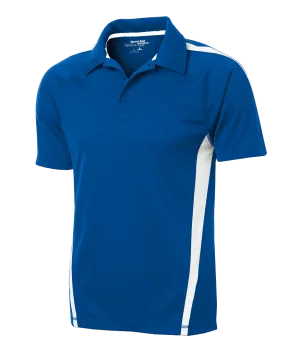 C1764M Mens Micro-Mesh Colorblock Polo