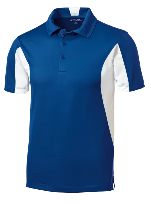 C1765MT Mens Tall Side Blocked Micropique Sport-Wick Polo