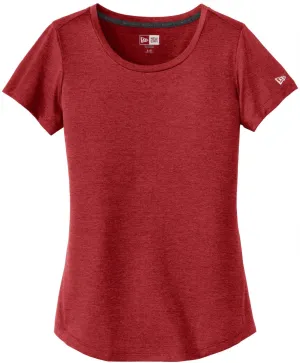 CLOSEOUT - New Era Ladies Series Performance Scoop Tee