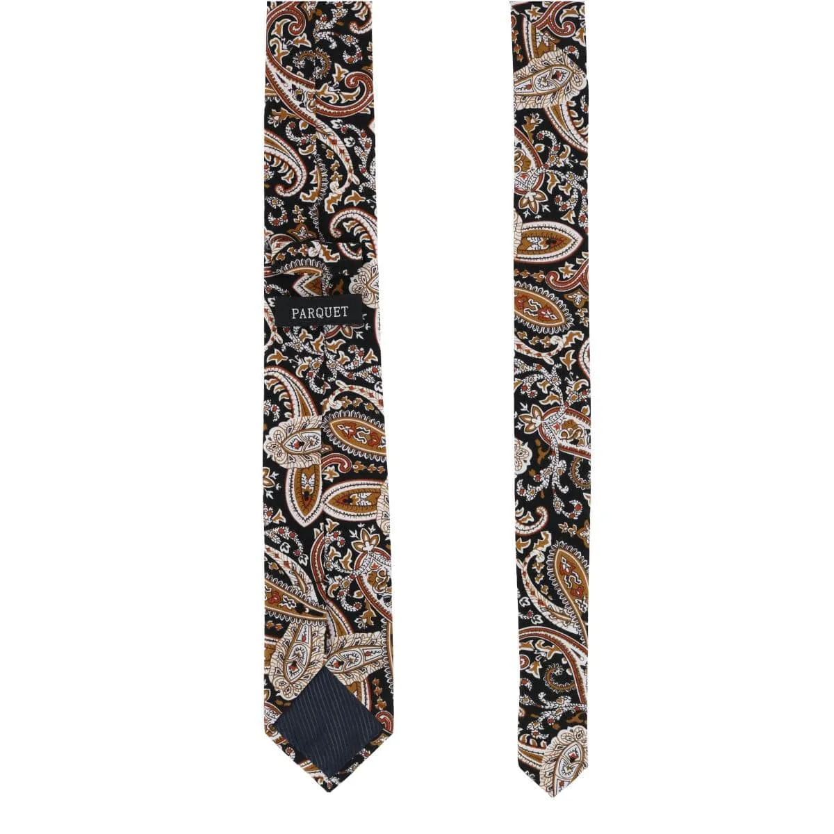 CTM® Men's Cotton Paisley Slim Tie