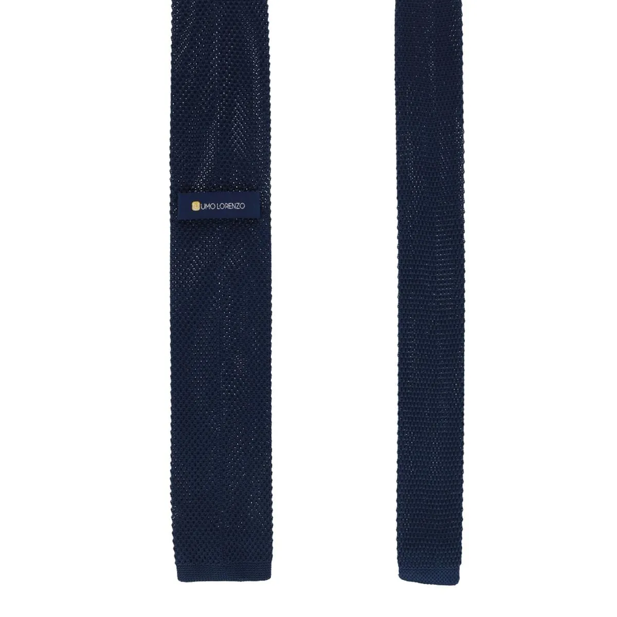 CTM® Men's Knit Square End Tie