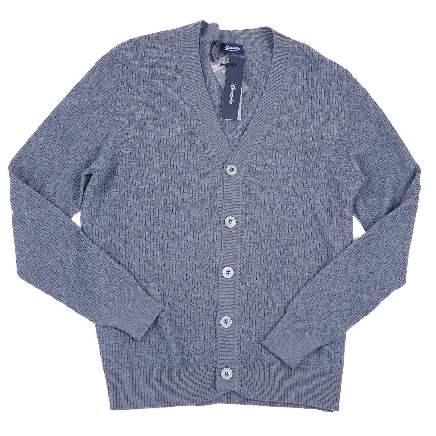 Drumohr Merino Wool Cardigan Sweater