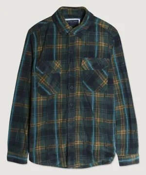 Forest Plaid Polar Fleece Jacket