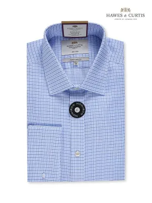 H & C Mens L/S Checked Formal Shirt SDCRV008