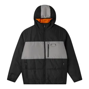 HUF TAOS REVERSIBLE PUFFER JACKET // BLACK