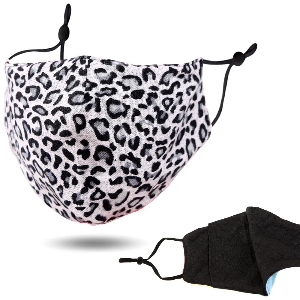 Jolie Brown Leopard Fashion Mask