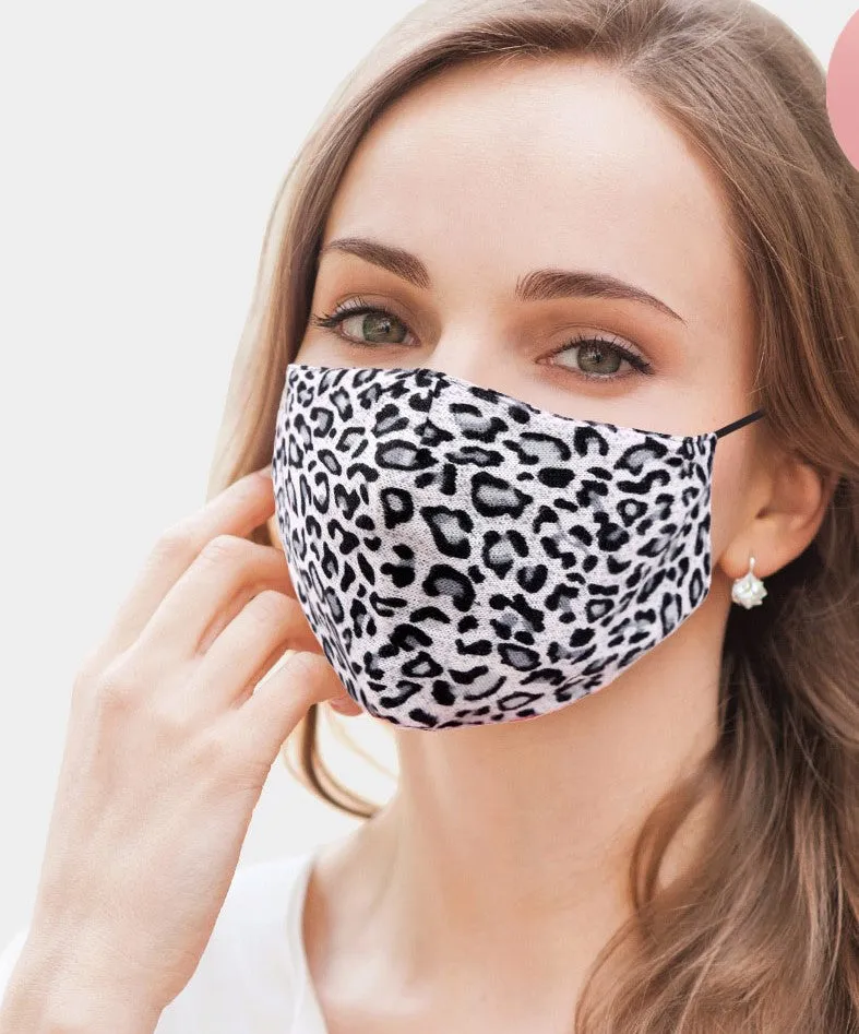 Jolie Brown Leopard Fashion Mask