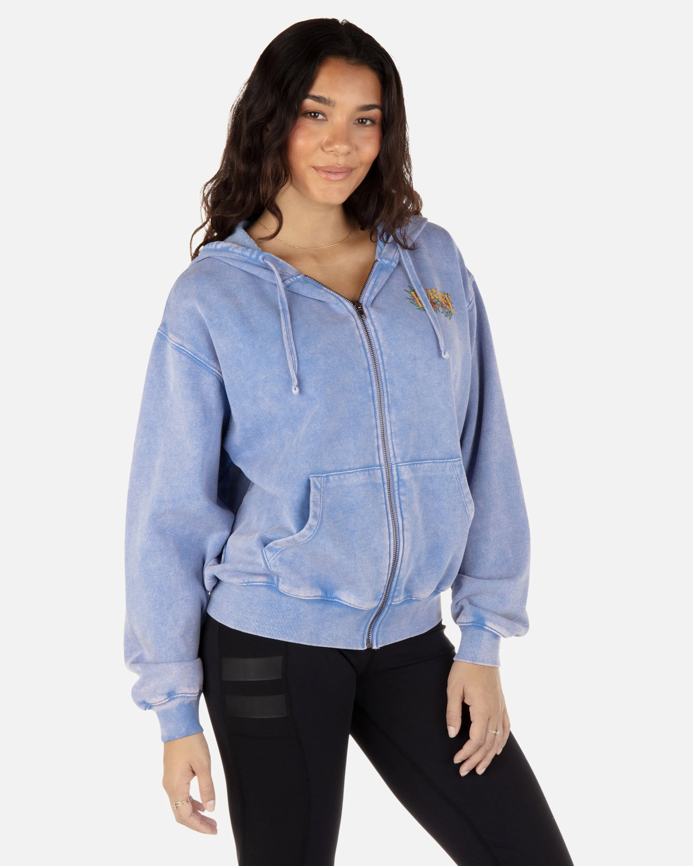 Life In The Sun Boyfriend Zip Up Hoodie