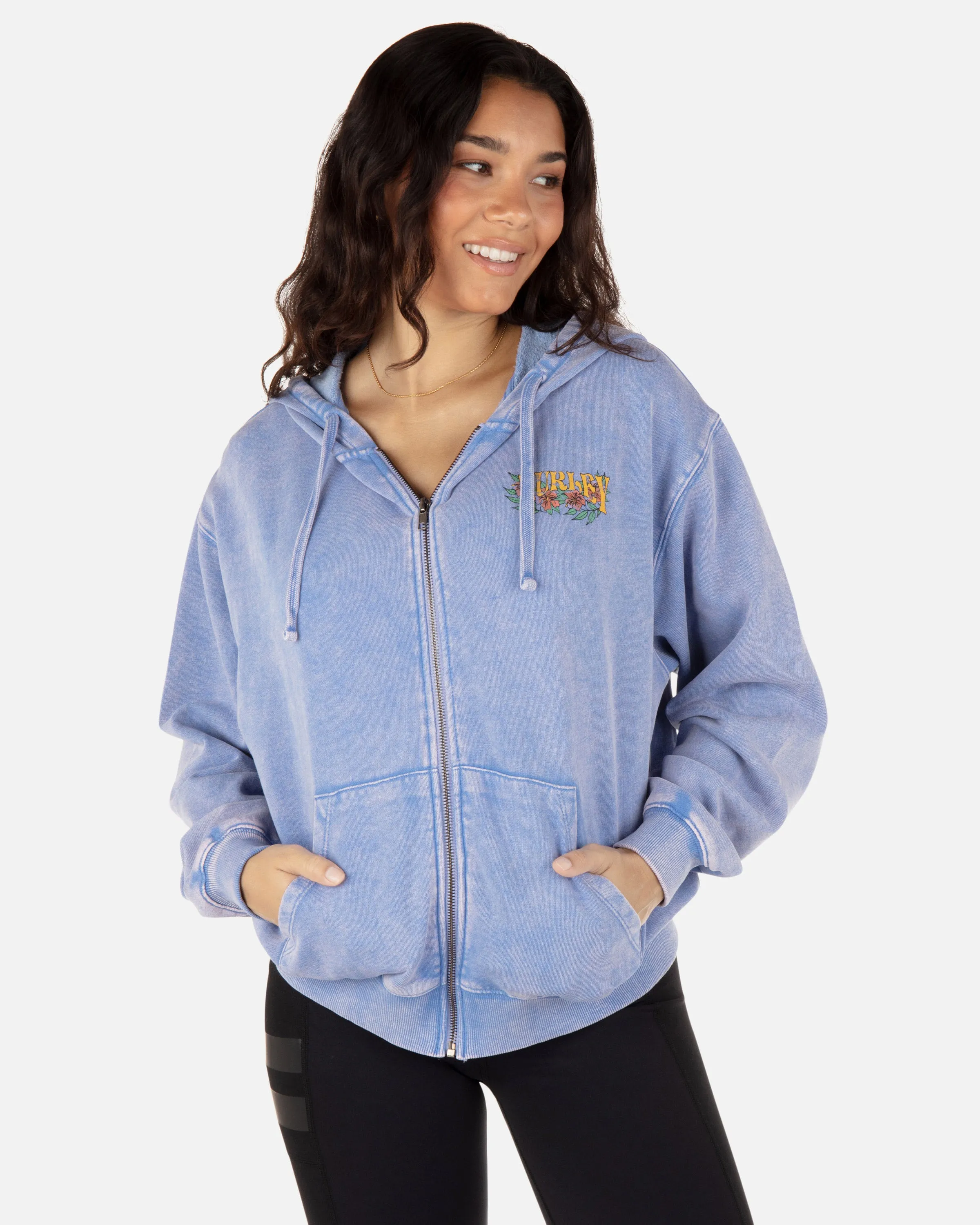 Life In The Sun Boyfriend Zip Up Hoodie