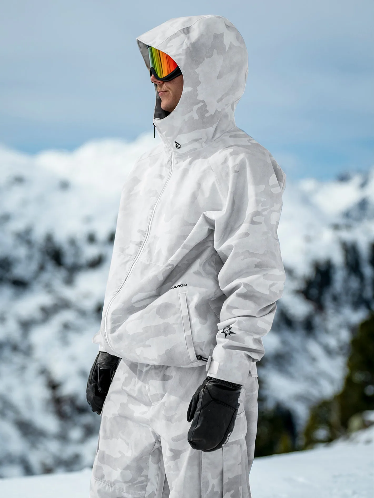 Mens 2836 Insulated Jacket - White Camo