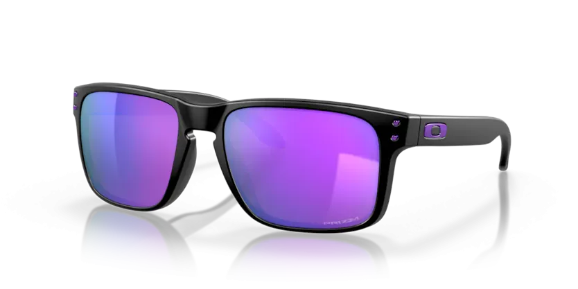 Oakley Holbrook Color: Prizm Violet Lenses, Matte Black Frame