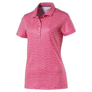 Puma Womens Polka Dot Golf Polo