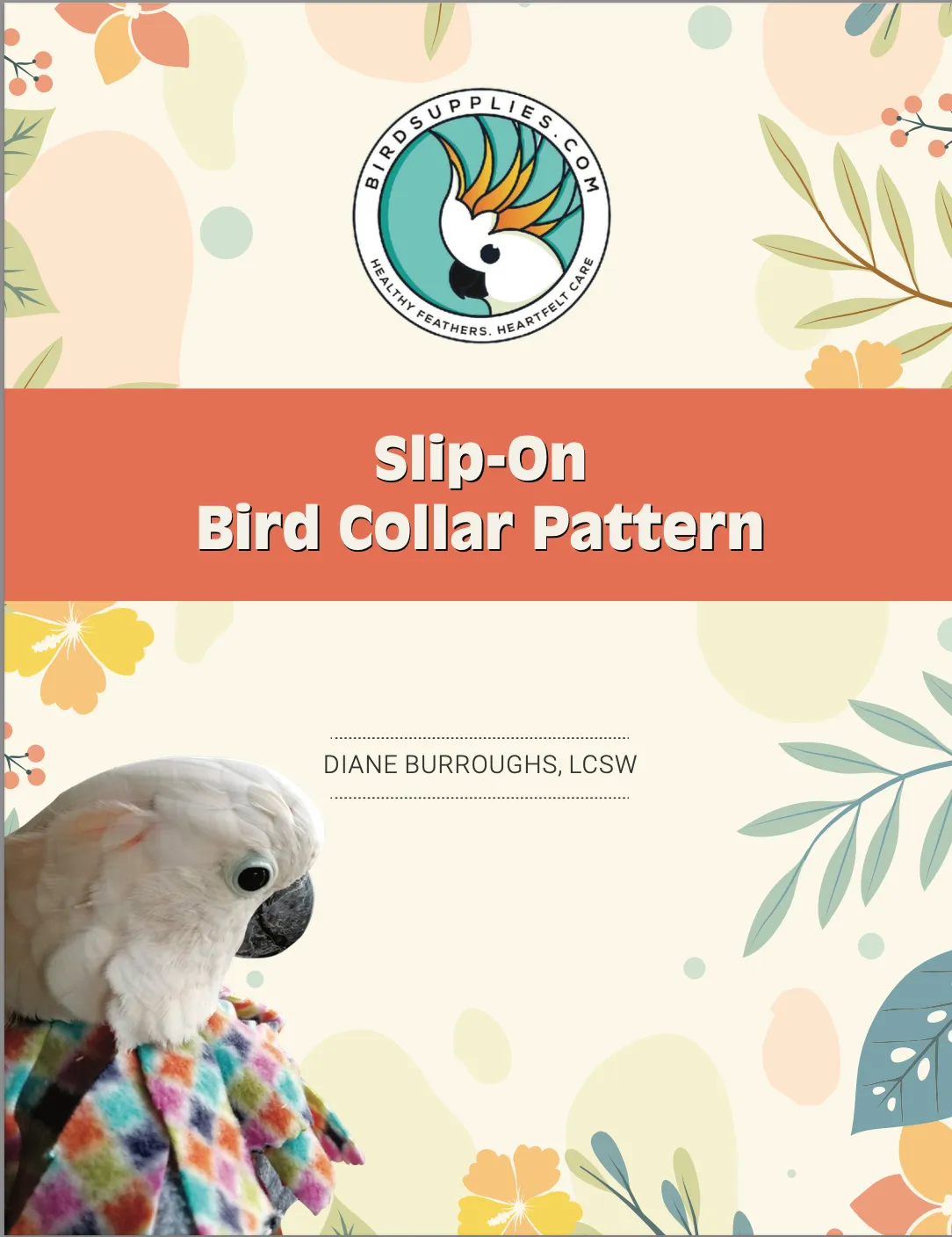 Slip-On Cone Bird Collar Pattern & Easy Sewing Tutorial