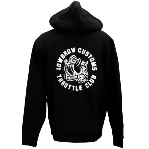 Throttle Club Zip-up Hooded Sweatshirt