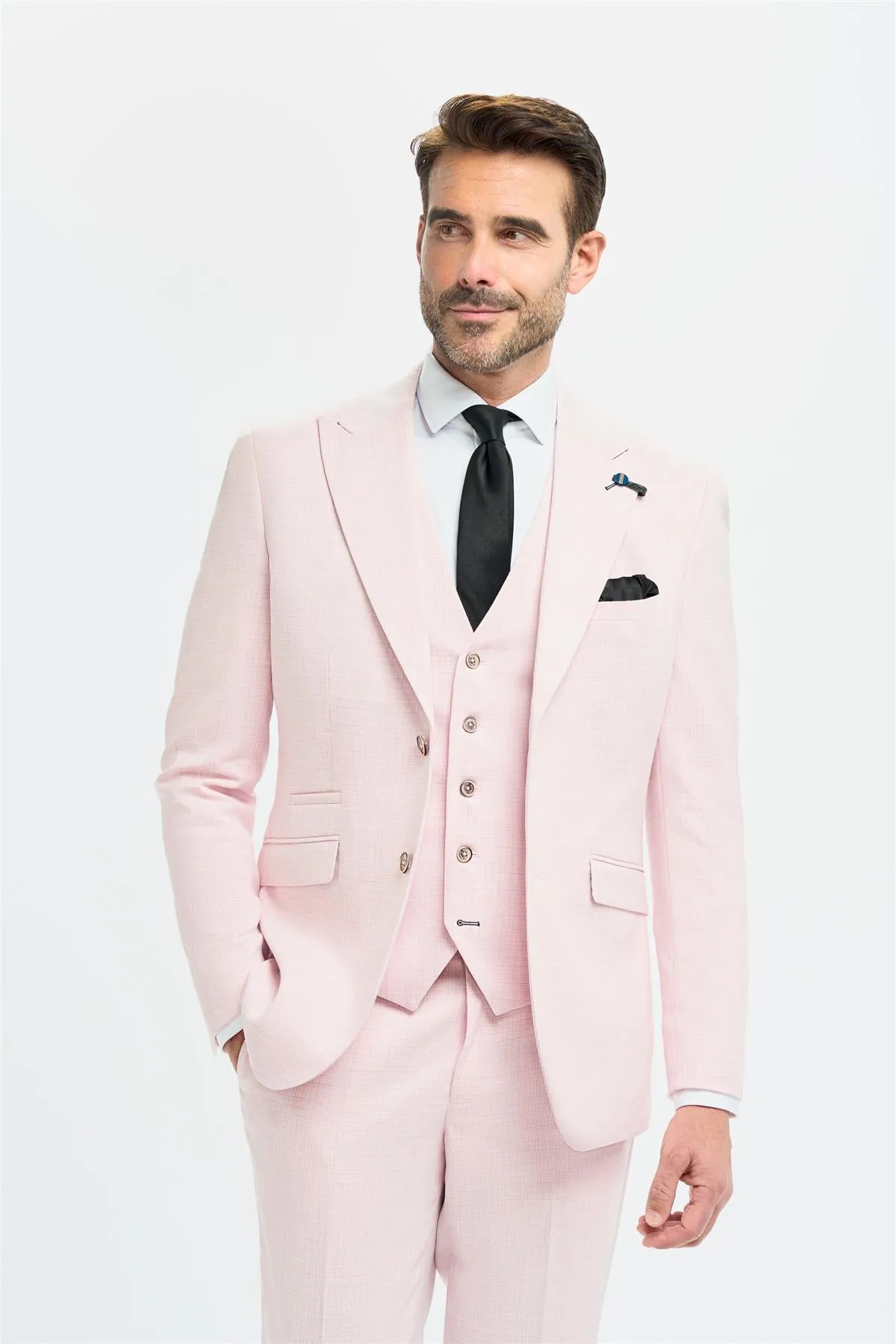 Tropez Mauve Three Piece Suit