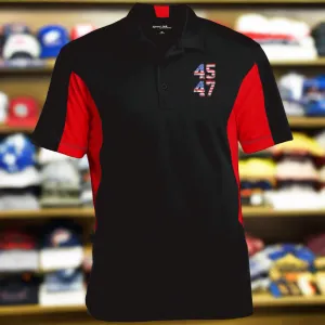 Trump 45-47 Men's Polo - Moisture Wicking High Quality