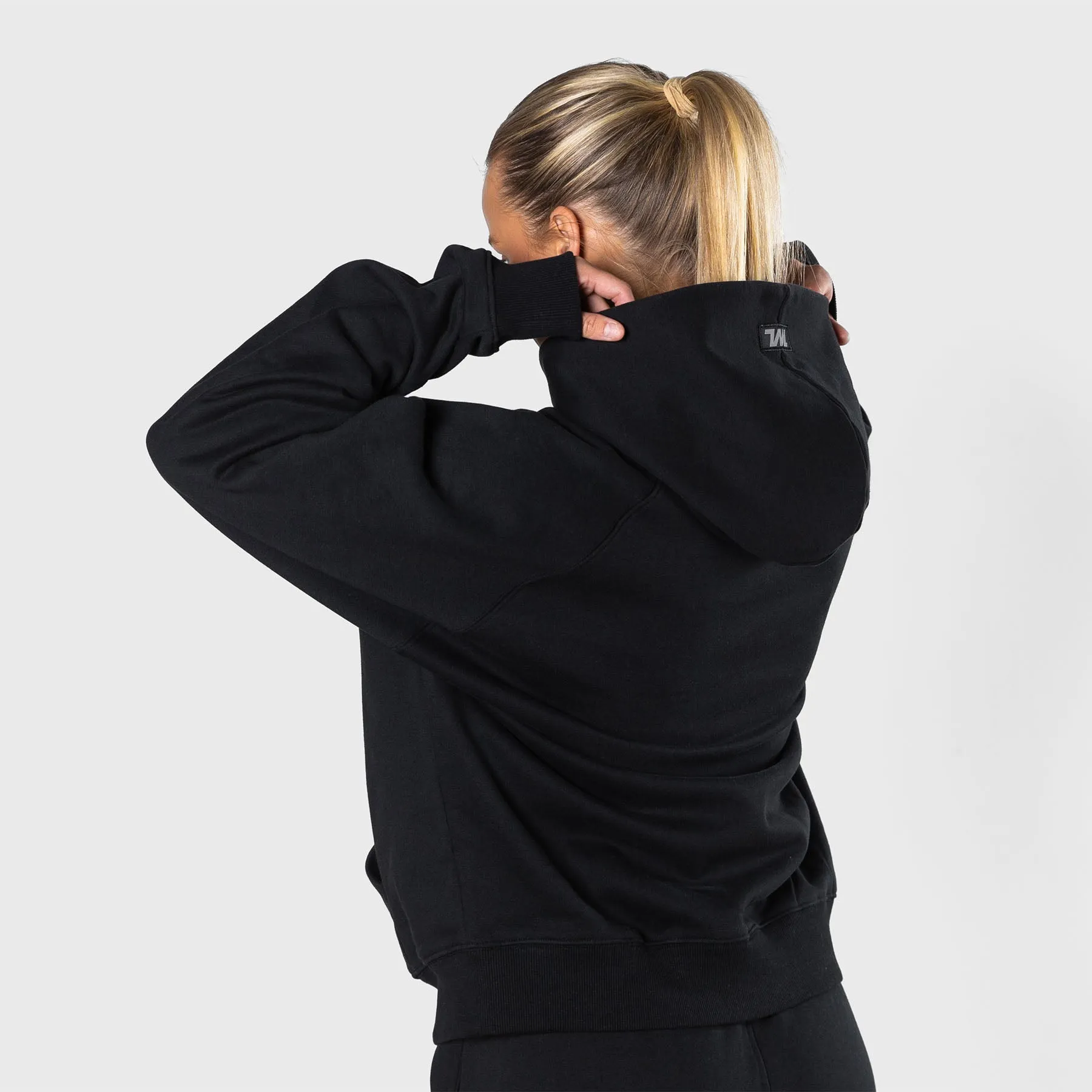 TWL - ALTITUDE OVERSIZED HOODIE - BLACK