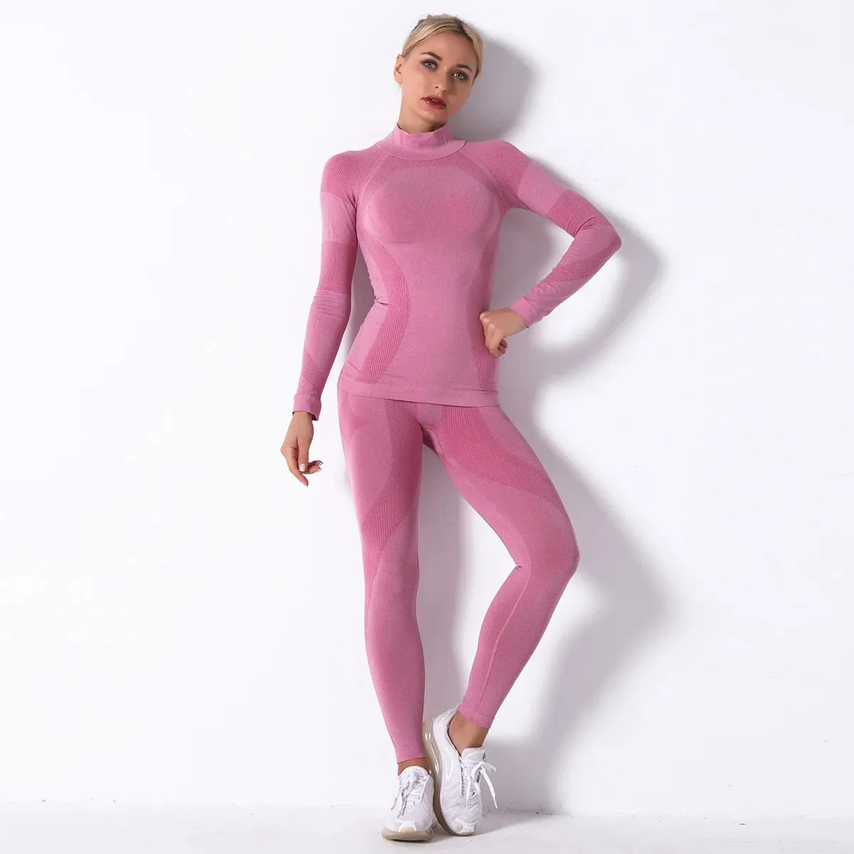 VINTOHOXN Long Sleeve Base Layer - Women's