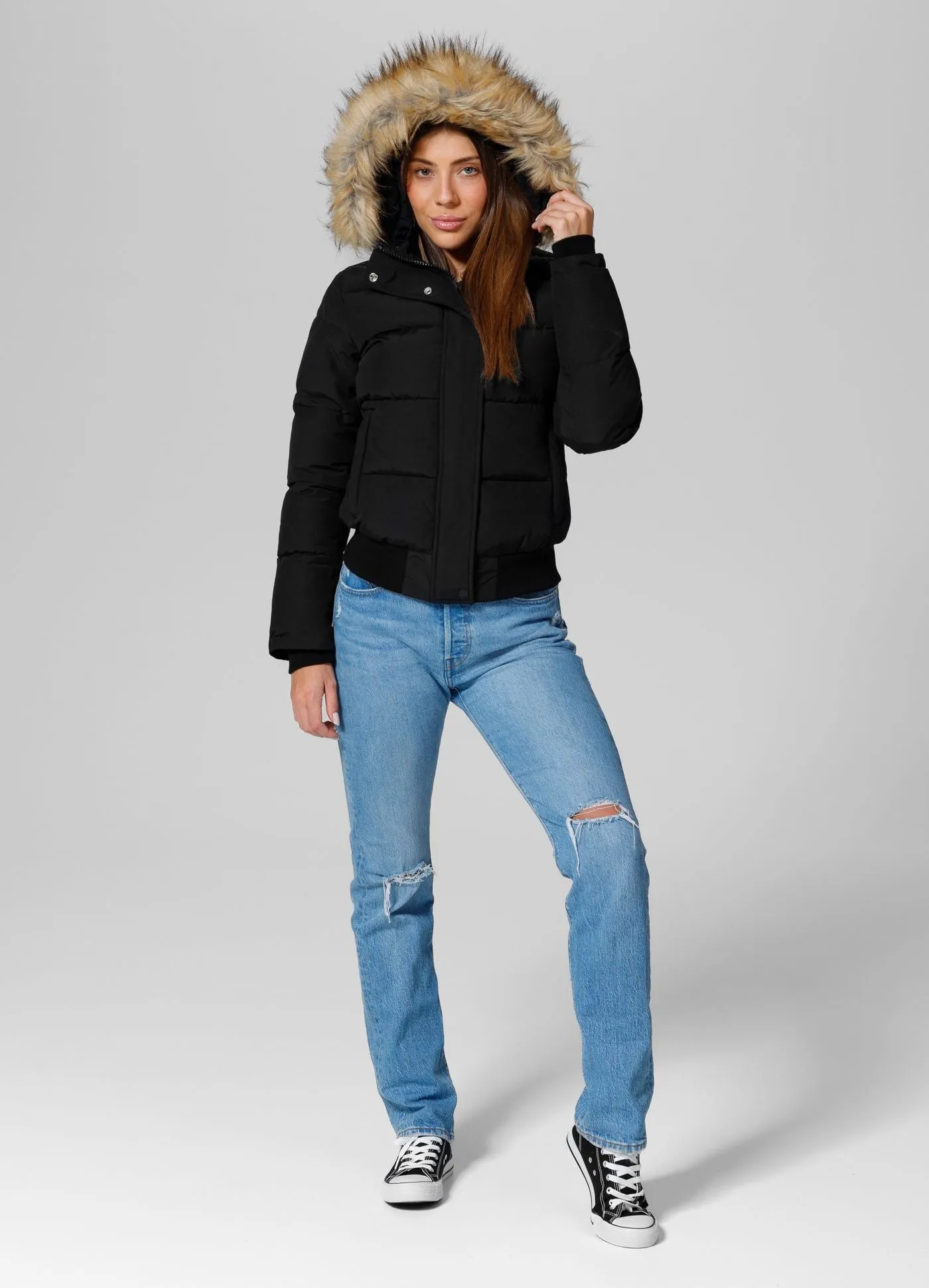 Women's winter hooded jacket Azalea