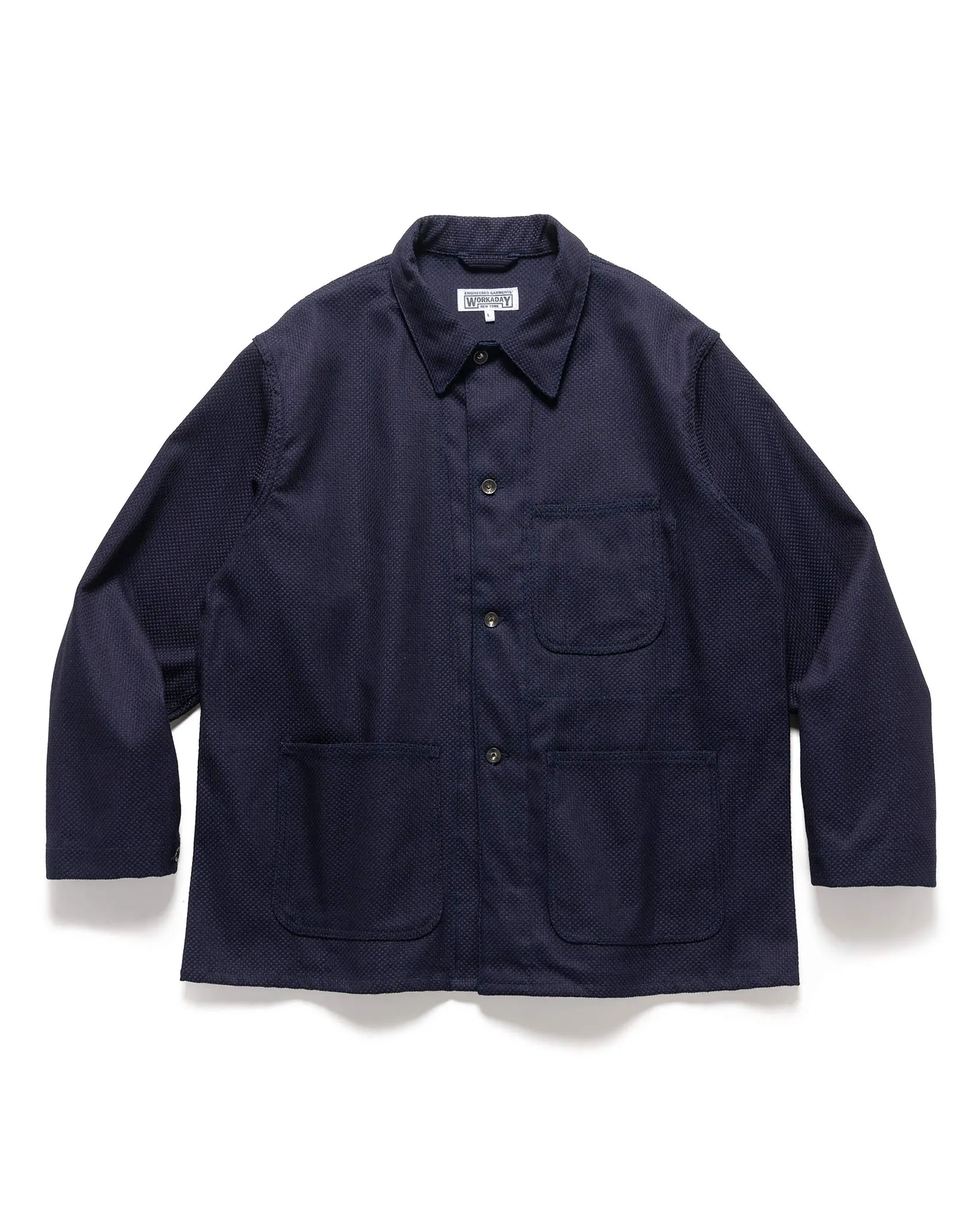 WORKADAY Utility Jacket Dark Navy Cotton Heavy Base