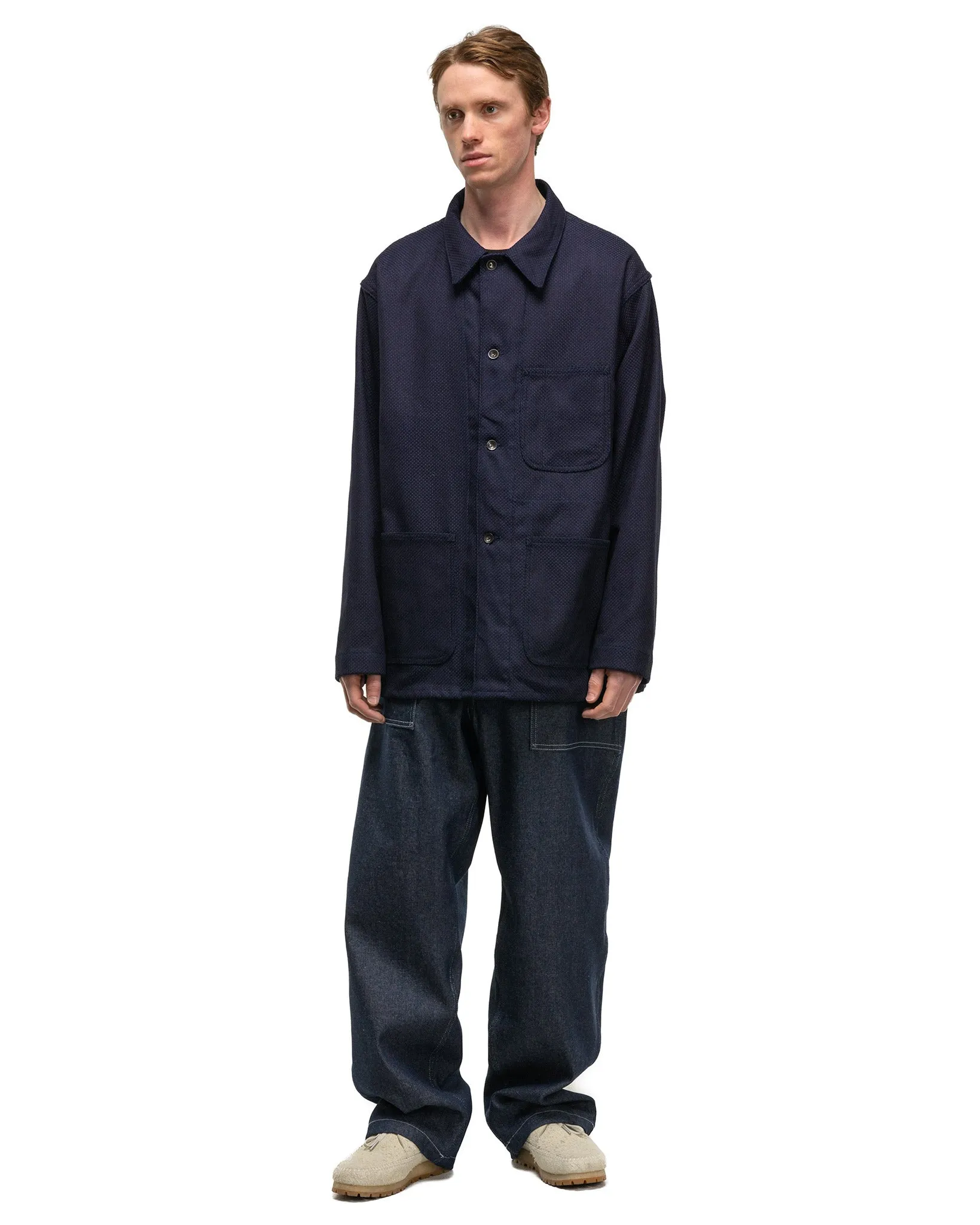 WORKADAY Utility Jacket Dark Navy Cotton Heavy Base